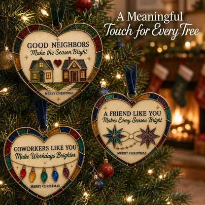 🎄 Handcrafted Stained Glass Christmas Ornaments