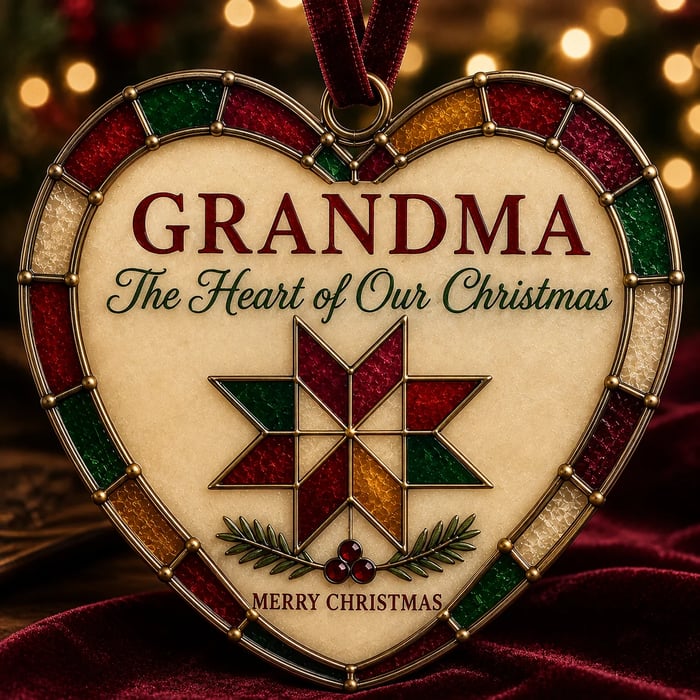 🎄 Handcrafted Stained Glass Christmas Ornaments