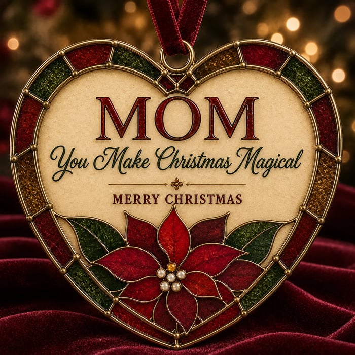 🎄 Handcrafted Stained Glass Christmas Ornaments