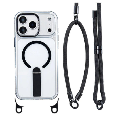 📱 MagSafe Crossbody Phone Case – Hands-Free & Detachable Strap