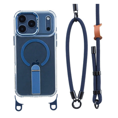 📱 MagSafe Crossbody Phone Case – Hands-Free & Detachable Strap