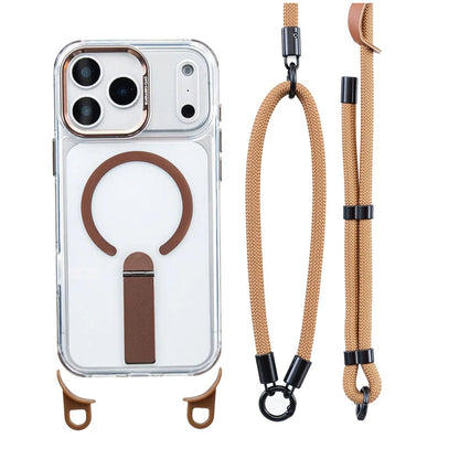 📱 MagSafe Crossbody Phone Case – Hands-Free & Detachable Strap