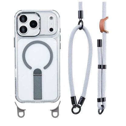 📱 MagSafe Crossbody Phone Case – Hands-Free & Detachable Strap
