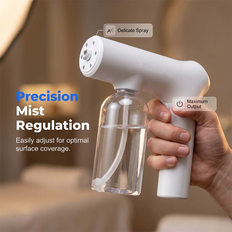 Cordless Nano Spray Gun – Adjustable mist, no cord hassle. Perfect for disinfection & dusting. A cleaning essential! 🔫🌿