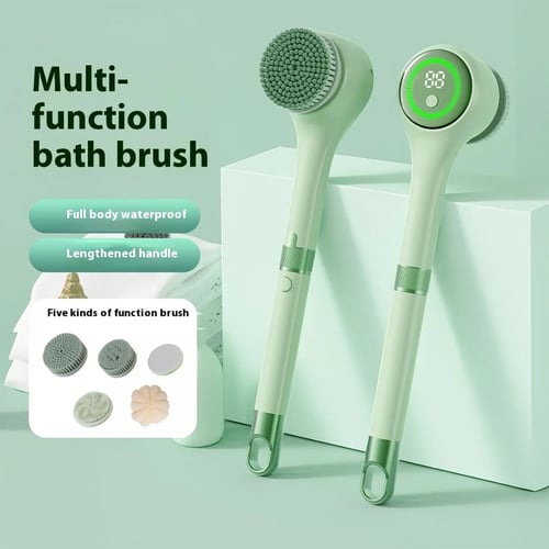 ✨Rechargeable Motorized Electric Shower Back Scrubber - Green