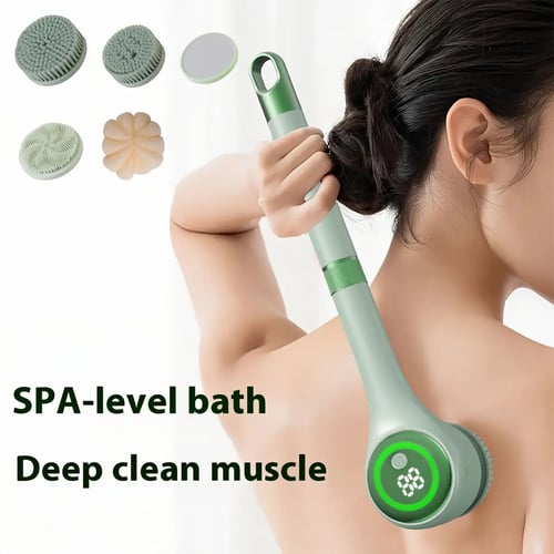 ✨Rechargeable Motorized Electric Shower Back Scrubber - Green