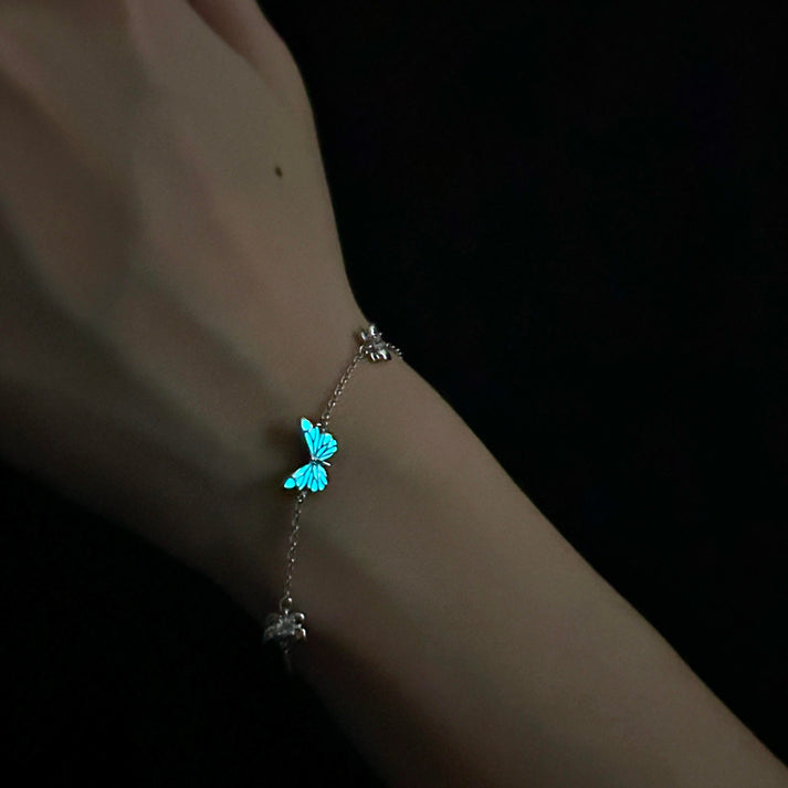 ✨ Glow-in-the-Dark Butterfly Bracelet 🦋 Light Up Your Night