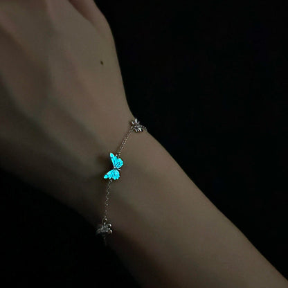 ✨ Glow-in-the-Dark Butterfly Bracelet 🦋 Light Up Your Night
