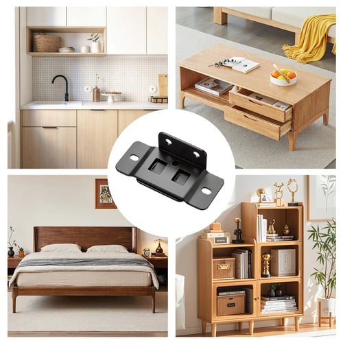🛠️ 2-in-1 Heavy-Duty Furniture Corner Brackets for Cabinets & Tables