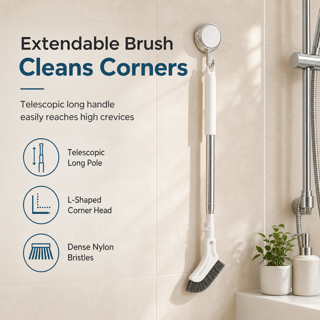 Last Day 49% OFF 🔥 Extendable Crevice Cleaning Brush – Reach Hidden Dirt with Ease!