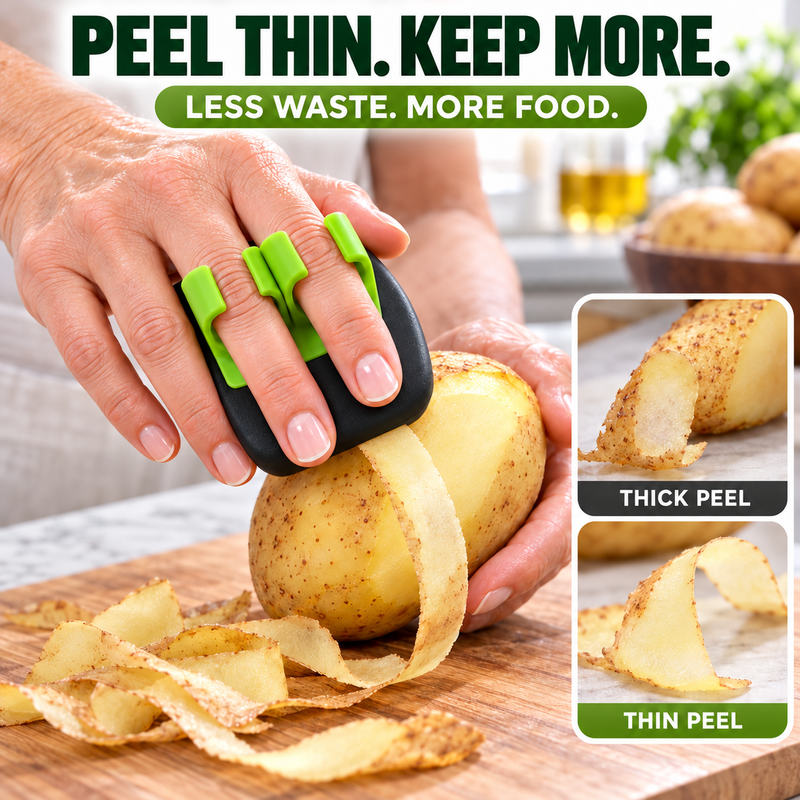 Finger Vegetable Peeler – Easy Peeling, Better Control!