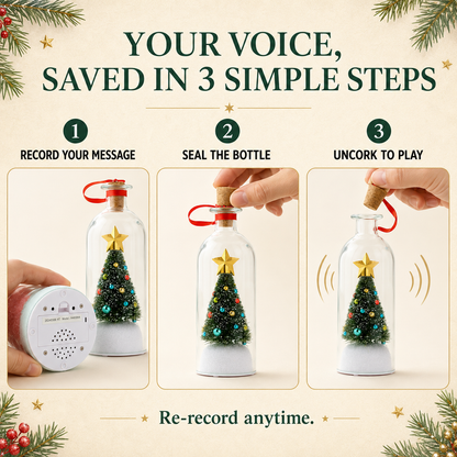 Recordable Christmas Tree Keepsake – Save Their Little Voice ❤️