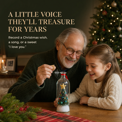 Recordable Christmas Tree Keepsake – Save Their Little Voice ❤️