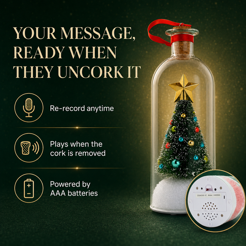 Recordable Christmas Tree Keepsake – Save Their Little Voice ❤️