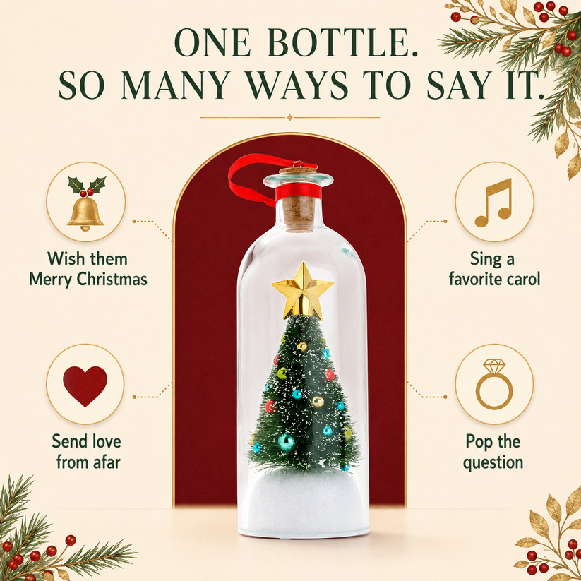 Recordable Christmas Tree Keepsake – Save Their Little Voice ❤️
