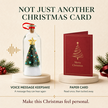 Recordable Christmas Tree Keepsake – Save Their Little Voice ❤️
