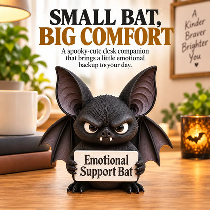 49% OFF 🦇 Emotional Support Bat — Your Grumpy Little Desk Companion! 🖤