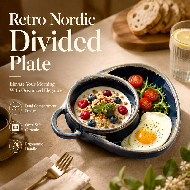 Serve Two Favorites in Style – Vintage Ceramic Divided Dish