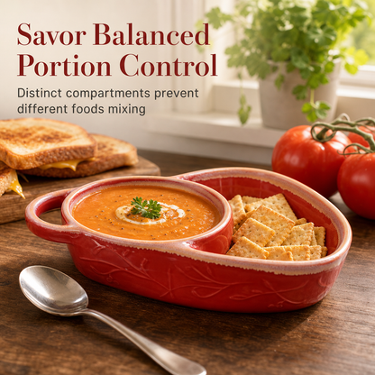 Serve Two Favorites in Style – Vintage Ceramic Divided Dish