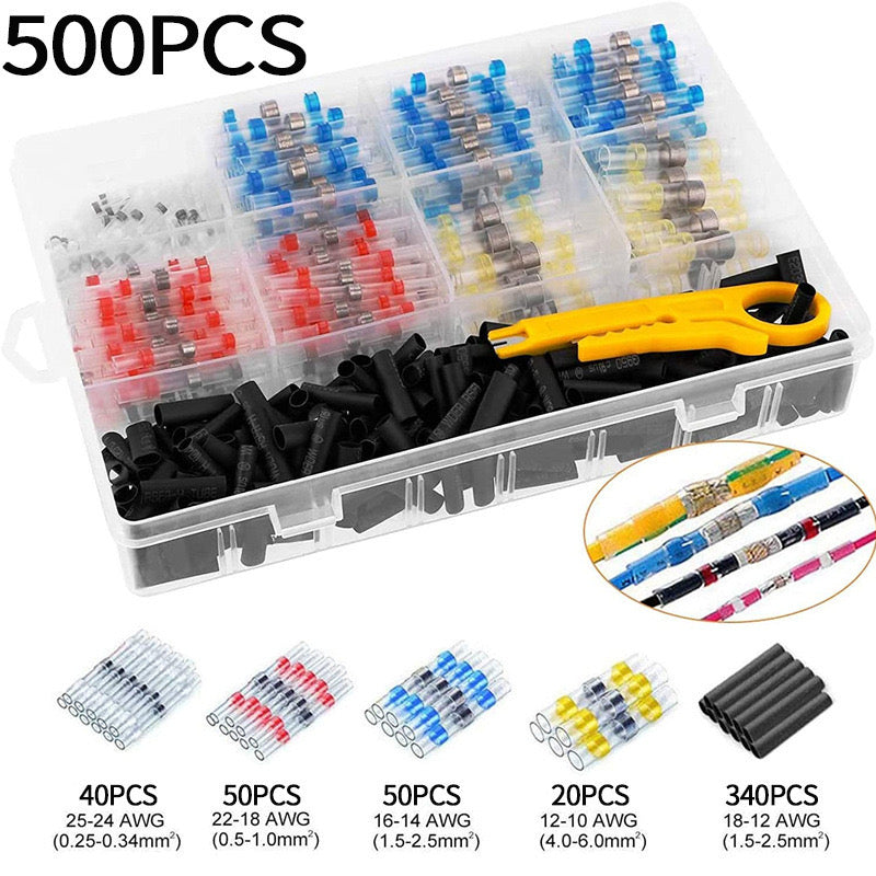 ⚡ Fix Wires Like a Pro in 60 Seconds — Waterproof Solder Connector Kit (300PCS)