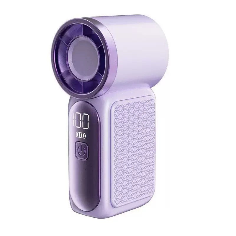 🌬️ Portable Mini Fan with LED Temperature Display – Stay Cool Anywhere