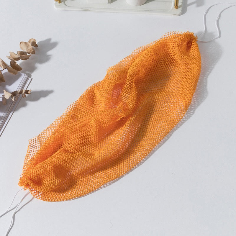 🛁 Exfoliating Bath Net – Easy Back Scrubbing & Smoother Skin