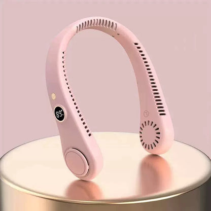 ❄️ Cool Breeze Bladeless Neck Fan | Hands-Free Cooling for Hot Summer Days