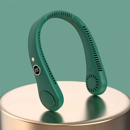❄️ Cool Breeze Bladeless Neck Fan | Hands-Free Cooling for Hot Summer Days