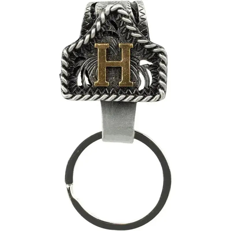 Cow Tag Belt Key Holder 🔑 | Western Style Clip + Custom Initial 🤠