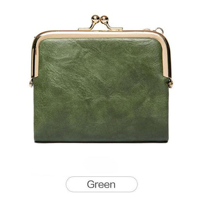 ✨ Women's Vintage Foldable Wallet – Compact & Spacious!