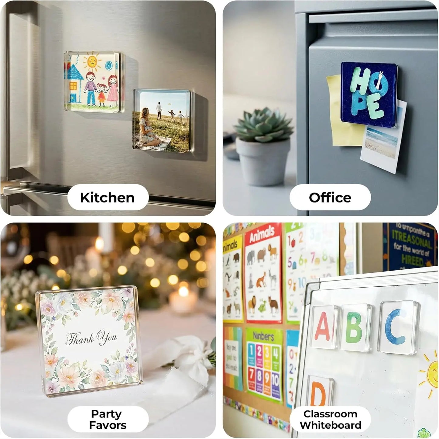 🎨 DIY Kids’ Artwork Fridge Magnet Kit – Turn Little Masterpieces into Lasting Memories