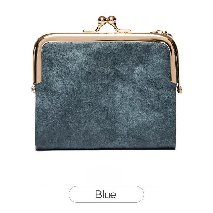 ✨ Women's Vintage Foldable Wallet – Compact & Spacious!