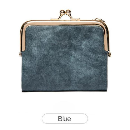✨ Women's Vintage Foldable Wallet – Compact & Spacious!