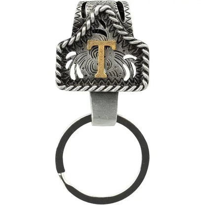 Cow Tag Belt Key Holder 🔑 | Western Style Clip + Custom Initial 🤠