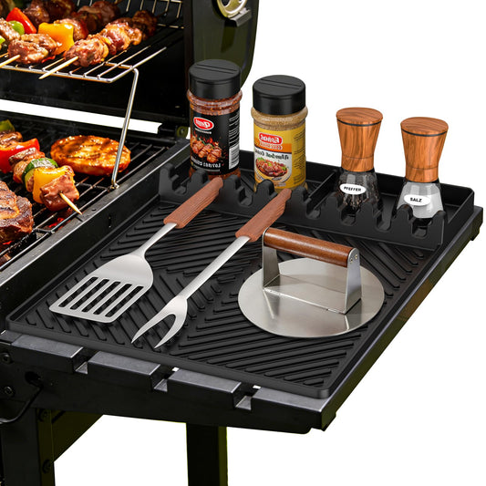 Silicone BBQ Tool Mat 🔥 — Keep Grill Tools Clean & Ready