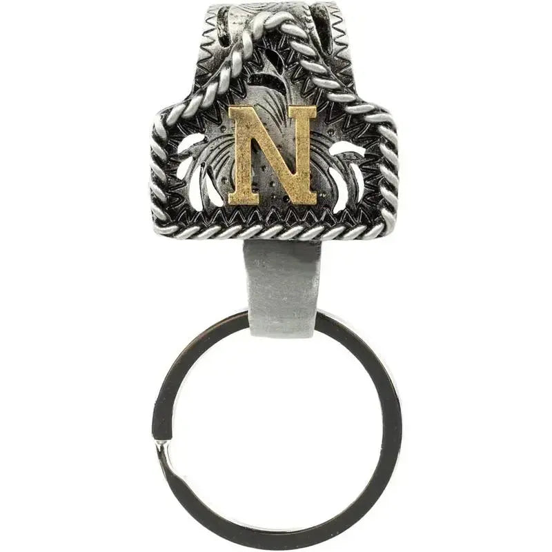 Cow Tag Belt Key Holder 🔑 | Western Style Clip + Custom Initial 🤠