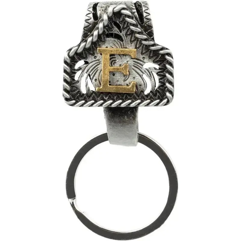 Cow Tag Belt Key Holder 🔑 | Western Style Clip + Custom Initial 🤠