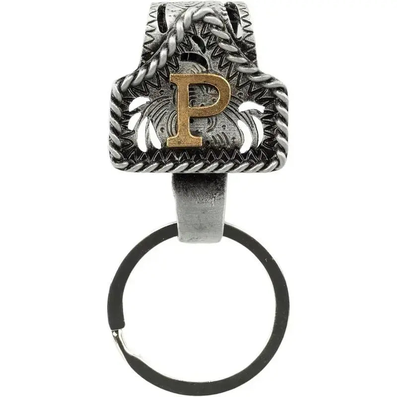 Cow Tag Belt Key Holder 🔑 | Western Style Clip + Custom Initial 🤠