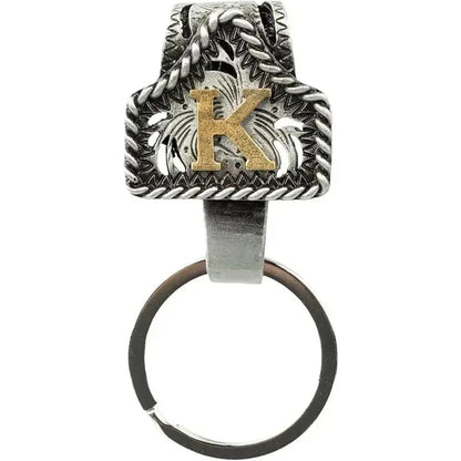 Cow Tag Belt Key Holder 🔑 | Western Style Clip + Custom Initial 🤠