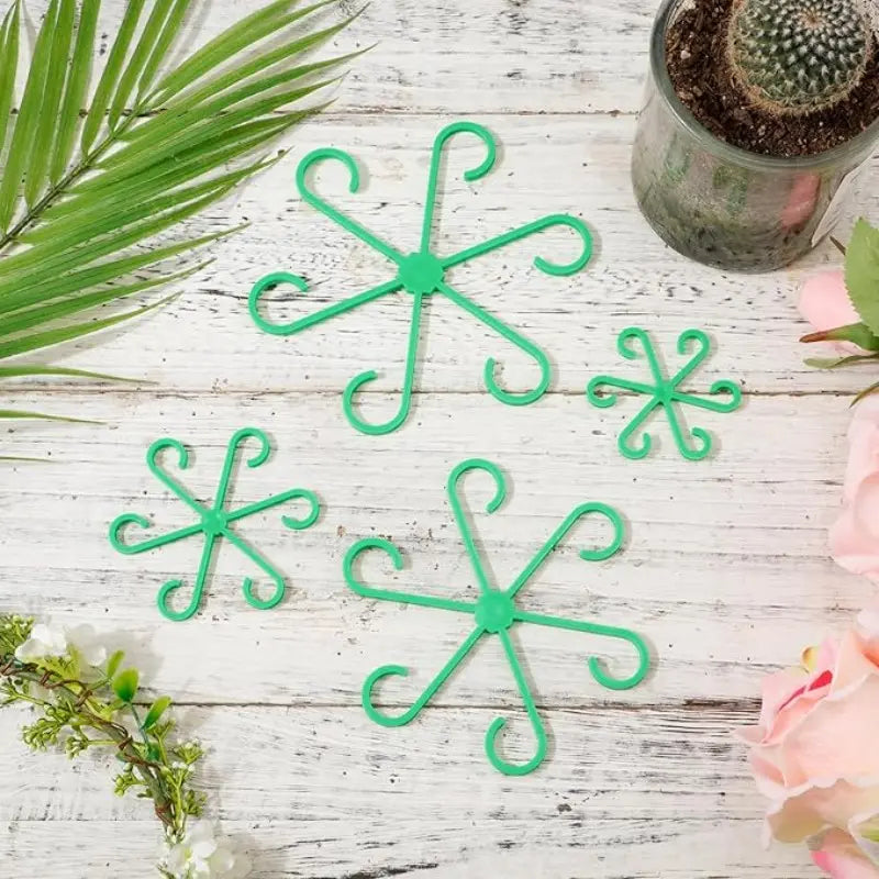 🌱 Reusable Plant Stem Support Clips – Keep Plants Neat & Upright