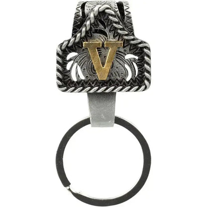 Cow Tag Belt Key Holder 🔑 | Western Style Clip + Custom Initial 🤠