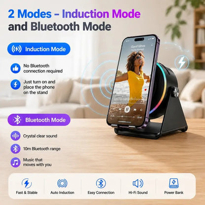 Wireless Induction Bluetooth Speaker
