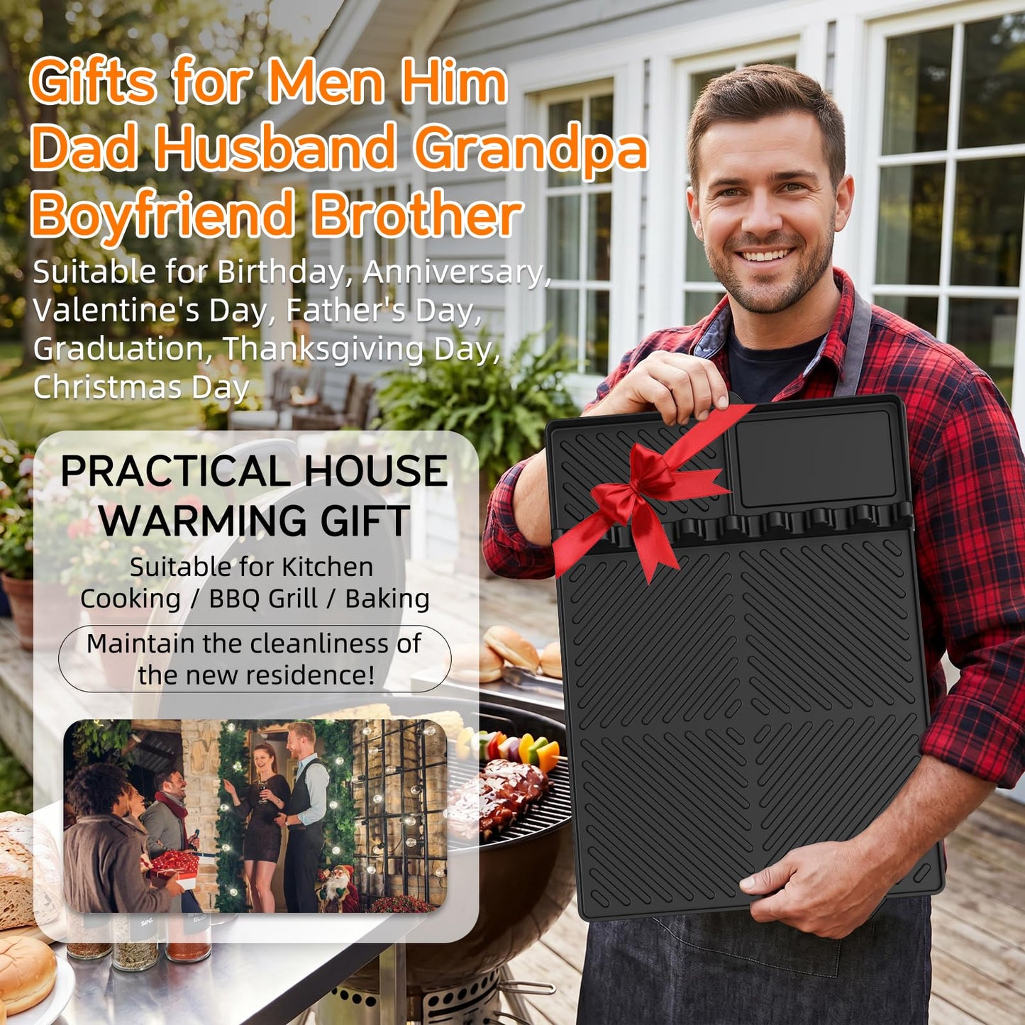 Silicone BBQ Tool Mat 🔥 — Keep Grill Tools Clean & Ready
