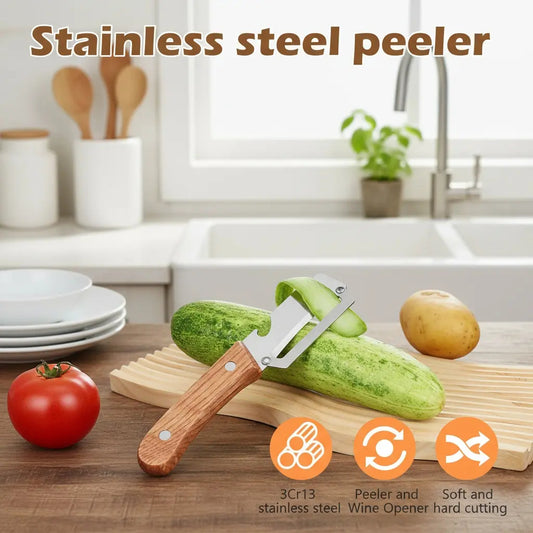 Peel Potatoes, Carrots & Apples Faster — Without Hand Strain