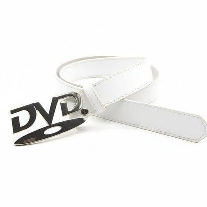 Retro DVD Buckle Belt 💿 — Y2K Streetwear Essential for Instant Style Upgrade