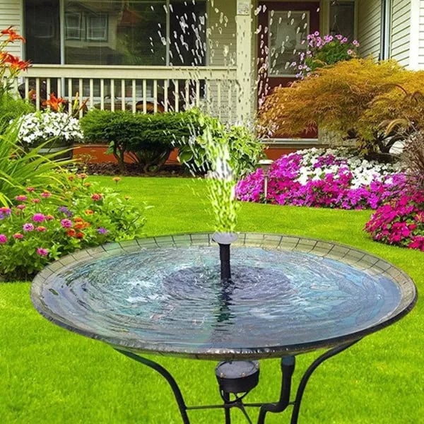 Solar Bird Bath Fountain – Turn Any Garden Bowl Into a Lively Water Feature