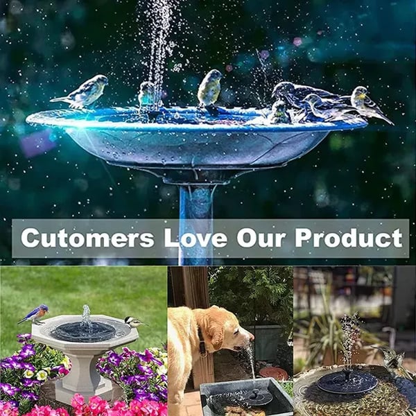 Solar Bird Bath Fountain – Turn Any Garden Bowl Into a Lively Water Feature